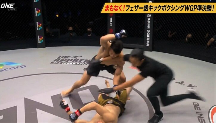 ファーストコンタクトで危険すぎる“秒殺”KO 「あぁ…１発！」実況も驚愕 レフェリーの懸命なストップに称賛の声も
