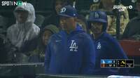 いや、これは無理でしょ… 相手投手も困惑 大谷翔平ら“MVPトリオ”が揃って欠場のドジャースOP戦は雨天中止 ロバーツ監督も困り顔