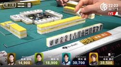 それ、アガってるって！イケメン雀士がツモアガリ牌をあわやリリース 解説も大慌て「おおお！」／麻雀・Mリーグ