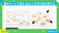 「かわいい～!!!」取った“駒”も食べちゃいたい…ショートケーキのような“将棋”が話題