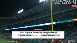 現地のファンも大谷翔平は今季MVPで決まり！アンケートでゲレロJr.と比較も83％が支持