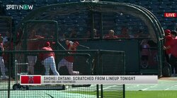 大谷翔平、右脇腹に“違和感”を訴えたスイングの瞬間にファン悲痛「泣く」「痛そう」「ひねりすぎたのかな」心配の声続々