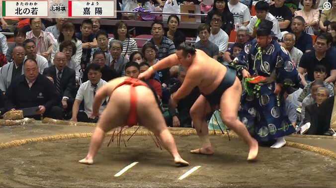 十両優勝力士、巴戦を制して“まさか”のリアクション 喜びあまってつい…「ニヤニヤしすぎ」「顔に出まくり」北の若、“陽キャ”にツッコミ続々 2枚目