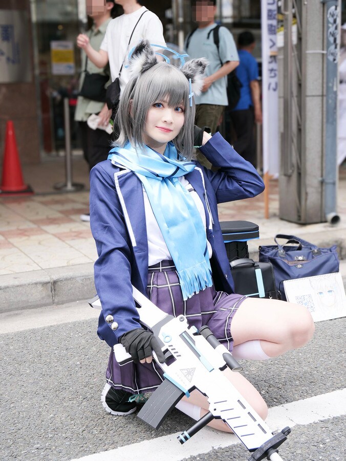 [Photos/Images] A Voice Actor and Cosplayer! Full Equipment for Sunaookami Shiroko from 