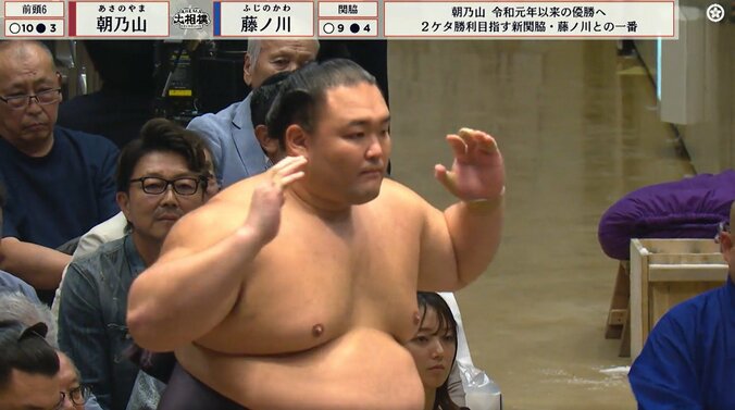 「こんなの泣ける」「見たことない」朝乃山、取組前に“まさか”の所作 負けられない一番であふれた思いにファン感涙 3枚目