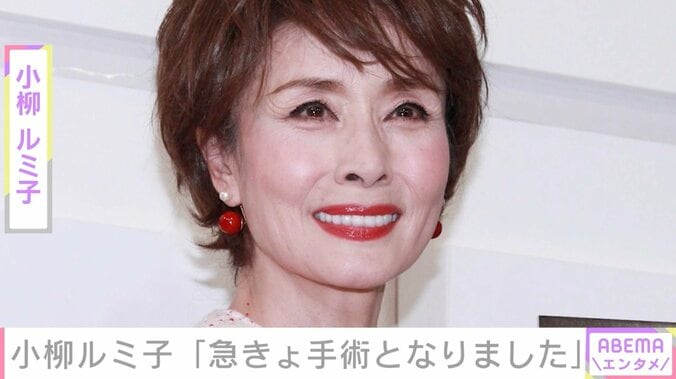 【写真・画像】小柳ルミ子「急きょ手術となりました」ブログで報告「お大事になさって下さい！」などの声　1枚目