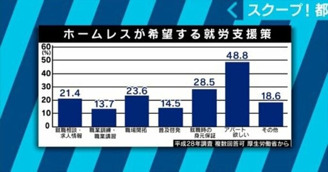 都のホームレス就労対策事業で不正疑惑、自治体はきめ細やかなサポートと住宅支援の推進を 6枚目