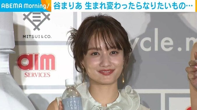 モデルでタレントの谷まりあ（29）