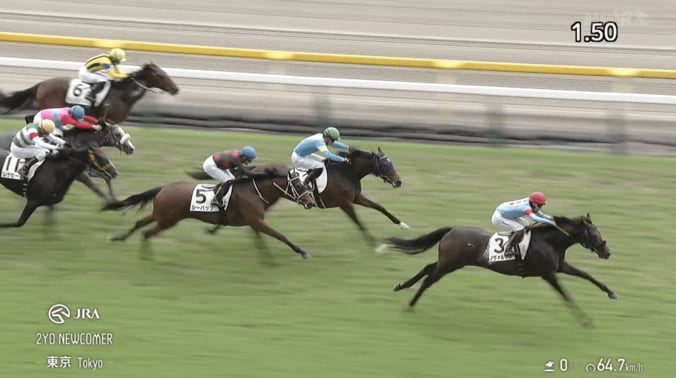 【映像】注目新馬が“11頭ごぼう抜き”豪脚デビュー（実際の様子）
