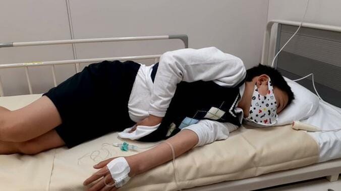  ダイアモンド☆ユカイ、次男が腹痛で病院へ「妻がいないと不安だぜ！」  1枚目