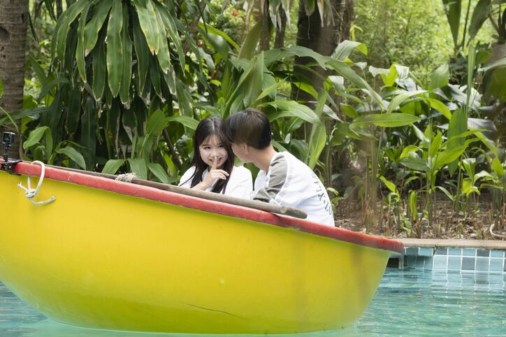 高3モテ男子、大人っぽい高1女子の腰に手を回し…超密着の朝デートにスタジオ悲鳴「そこまで…!」『今日好き』ダナン編第3話