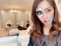 川崎希『ハロウィンメイク♡』
