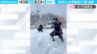 【映像】平和すぎて“ほっこり”する雪合戦