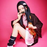 コスプレイヤー・ゆいな、「鬼滅の刃」竈門禰豆子の“節分コスプレ”にファン「これ最高」