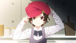 衝撃的バックショットで登場！スクール水着撫子の略称が独創的過ぎる「撫物語」