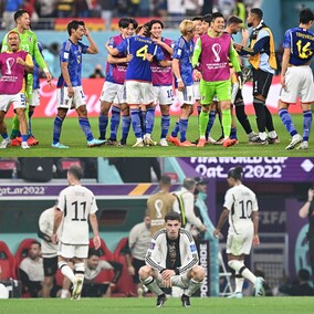 「もしこのボールがアウトなら――」米大手が日独の運命を分けた“境界線”に着目！俯瞰写真を見たファンからは様々な声【W杯】