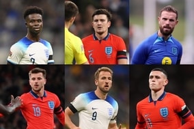 イングランド代表がワールドカップに臨む26名を発表！ 負傷離脱中のカイル・ウォーカーがメンバー入り