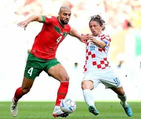前回準優勝のクロアチア、初戦はモロッコとスコアレスドロー。モドリッチが惜しいシュートを放つも…【Ｗ杯F組】