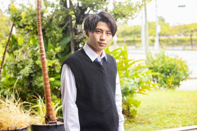 男子高生ミスターコンファイナリスト・れん（岡田蓮）、「お互いを尊敬し合える恋がしたい」『今日好き』“花梨編”新メンバー 1枚目