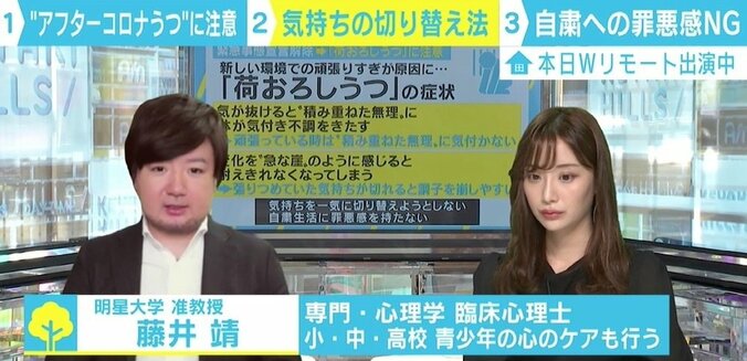 経験のない長期自粛生活がもたらす“アフターコロナうつ”に臨床心理士が警鐘「罪悪感を持たないで」 5枚目