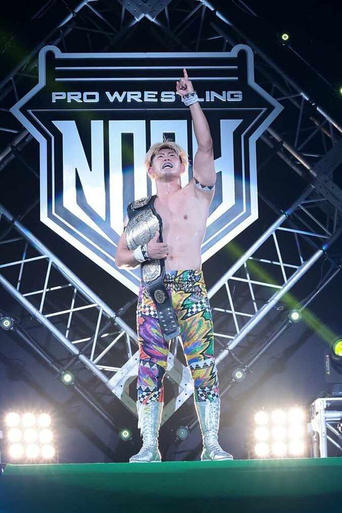 清宮海斗、執念の逆転ピンフォール勝ち 野獣・藤田を制してGHCヘビー初防衛に成功 1枚目