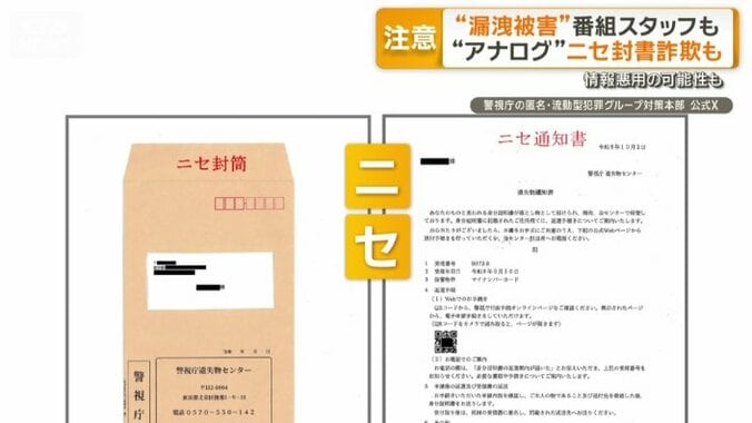 封筒には切手が貼付されず