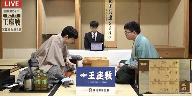 永瀬拓矢王座VS藤井聡太竜王・名人 運命の第4局、解説者は「挑戦者はやりにくさを感じているのでは」／将棋・王座戦五番勝負 1枚目