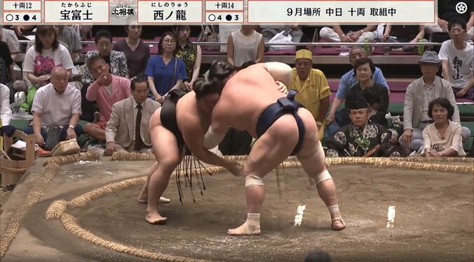 向正面に大物タレント