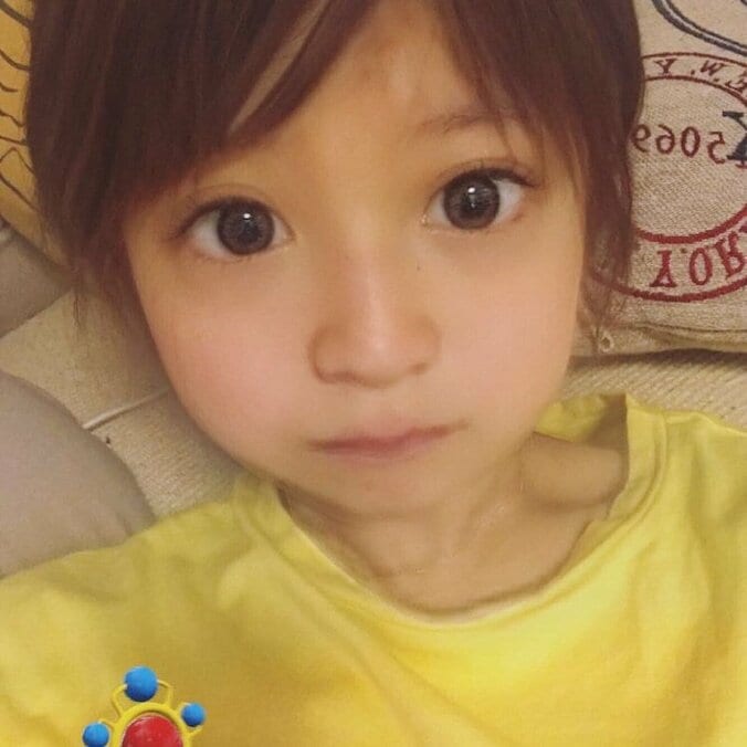 矢口真里、アプリで子どもの顔になった姿を公開に「めっちゃ可愛い」の声 1枚目