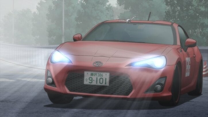 アニメ『MFゴースト』86GTでのダウンヒル!藤原拓海のAE86も登場…第2話先行カット&あらすじ解禁