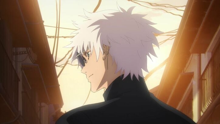 アニメ「劇場版総集編 呪術廻戦 懐玉・玉折」本PV場面カット、伏黒恵と対面した五条悟