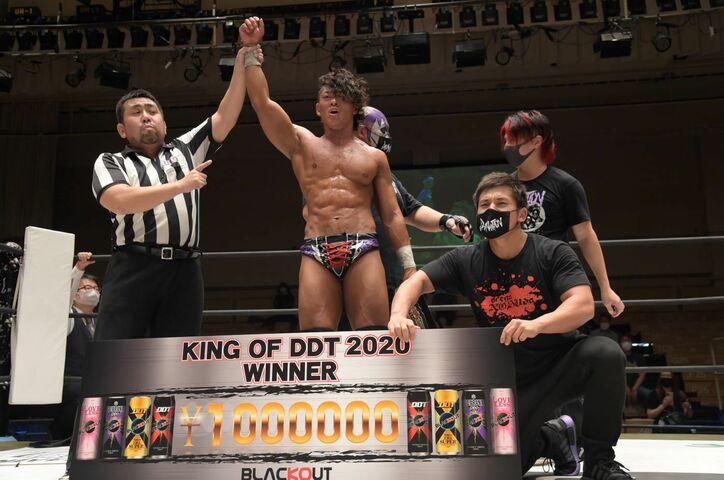 「勝つことに今一番価値がある」DDT王者・遠藤哲哉、トーナメントを制しケニー・オメガを時期挑戦者に正式指名
