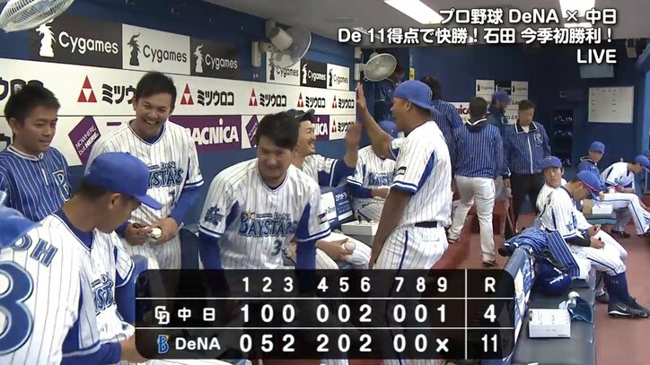 横浜DeNAロペス　3連勝に試合後のベンチでノリノリダンス　ファンから大反響