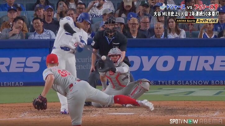 【写真・画像】投手なのに泥だらけ！ 大谷翔平のユニに「穴が空いちゃいましたね」解説者も思わず言及 「少年野球とかしかない」異例場面に注目　1枚目