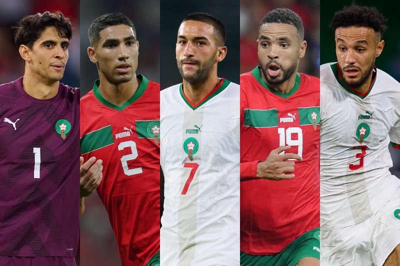 在庫NEWサッカー　ユニフォーム　モロッコ代表　ハキミ　ワールドカップ ウェア