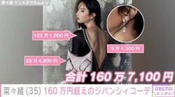 総額160万円超え！菜々緒、大胆に背中が開いたセクシーなドレスコーデを披露