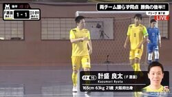 西野カナが大好き過ぎるフットサル選手・計盛良太、Fリーグで“パッとハジけて、スカッとする”