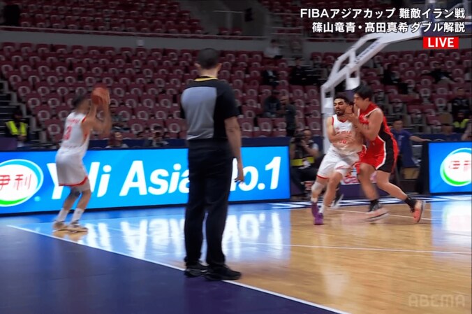 「どこがファウルだ！」バスケ日本代表選手が“悲劇の判定”で唖然「フラストレーション溜まるよね…吹かないでほしい」解説陣も嘆き 4枚目