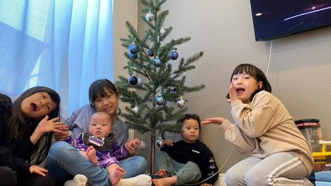  エハラマサヒロの妻『IKEA』で購入したクリスマスツリーを披露「かなり安いです」  1枚目