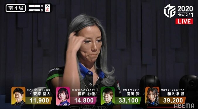 派手なのは銀髪だけじゃない！和久津晶、一撃必殺の「10翻」アガリで今期初勝利／麻雀・Mリーグ 2枚目