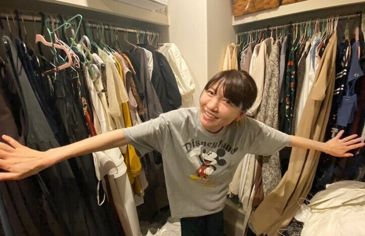 あいのり・桃の夫、妻の“禁断”のクローゼットを公開「恐るべき、収納上手奥サマ」