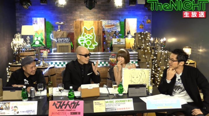 ライムスター宇多丸「TheNIGHT」にDJ JINが登場 視聴者ドン引きの“Out of Base”ぷりを披露