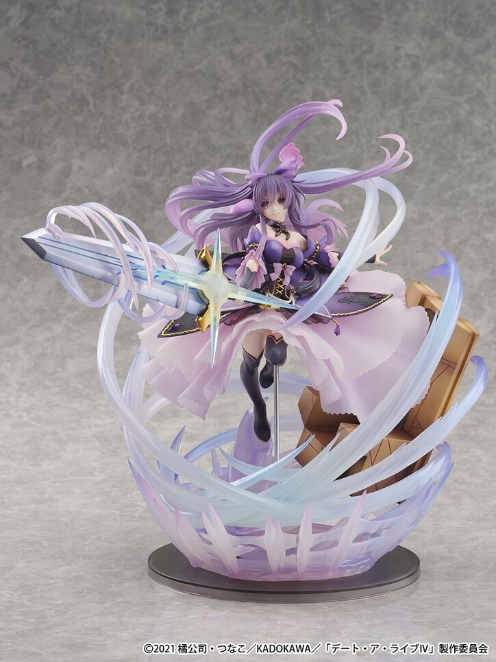 【写真・画像】アニメ『デート・ア・ライブIV』より、「夜刀神十香 -Princess Amethyst Dress Ver. -」フィギュアが登場! 9枚目