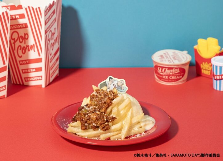 [Photos/Images] "American Diner" concept with a retro vibe! The anime "SAKAMOTO DAYS" theme cafe will be held for the first time in Tokyo and Osaka. 7th