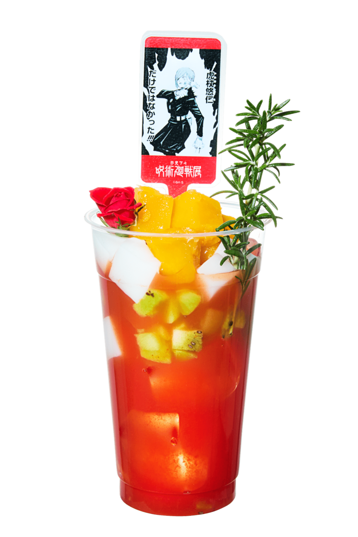 【写真・画像】＜虚式「茈」＞パンケーキなど世界観を表現したオリジナルメニューが登場！芥見下々『呪術廻戦』展コラボカフェ開催　3枚目