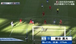 【日本代表】細谷真大が元日決戦でポテンシャルの高さを印象付けたワンシーンは？強靭な“ポストプレー”は久保建英、三笘薫、伊東純也など豪華な２列目の能力を引き出す上で超重要な能力だ