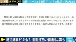 「罰則が必要なほど要請拒否されているのか」「かえって検査拒否を増やす可能性」政府与党のコロナ特措法改正案に強い懸念