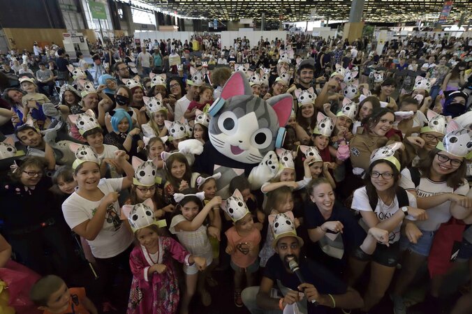 仏・Japan Expo 2017『こねこのチー』ステージ超満員　1,000人がチーとダンス 1枚目