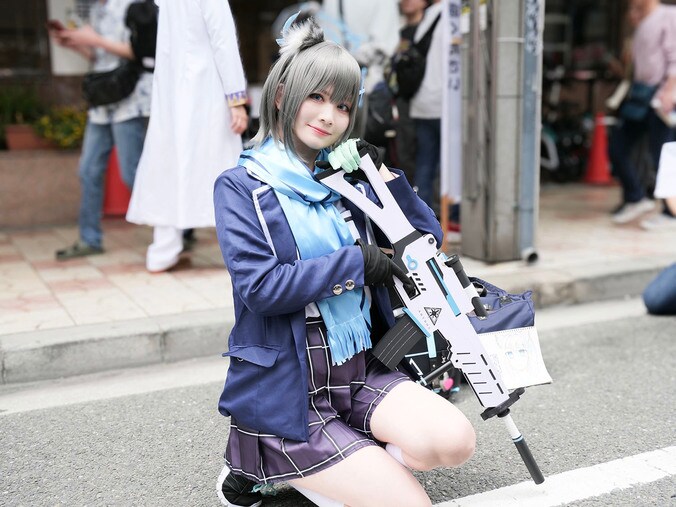 [Photos/Images] A Voice Actor and Cosplayer! Full Equipment for Sunaookami Shiroko from 