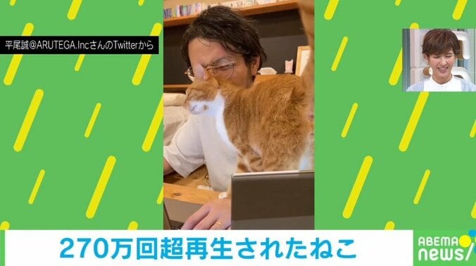 飼い主の顔に“スリスリ”する猫 何度も甘える姿に「パラダイス…！」「羨ましい」悶絶する人続出 1枚目